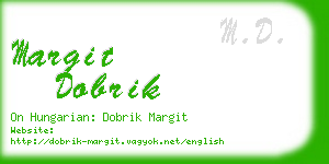 margit dobrik business card